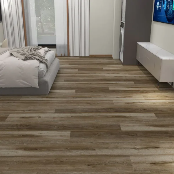 6.5mm Hickory Brown SPC Hybrid Flooring (Price per m²) - Image 2
